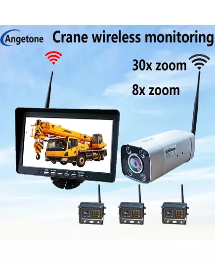 Crane Camera Wireless Zoom Car Reversing Rear Amplification High Definition Digital Display Full Color Nght Vision