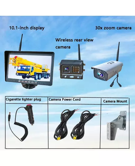 Crane Camera Wireless Zoom Car Reversing Rear Amplification High Definition Digital Display Full Color Nght Vision