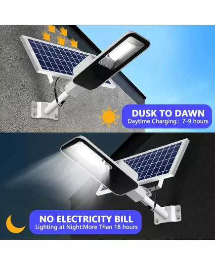 200W Powerful Solar Light Outdoor Solar Street Light 6000mah Waterproof Automatic Dusk to Dawn Street Light