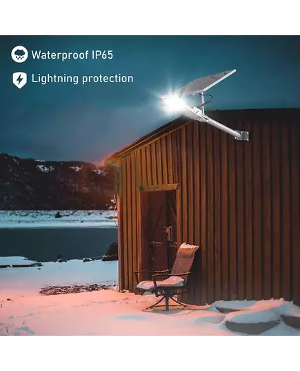 200W Powerful Solar Light Outdoor Solar Street Light 6000mah Waterproof Automatic Dusk to Dawn Street Light