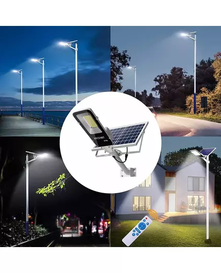 200W Powerful Solar Light Outdoor Solar Street Light 6000mah Waterproof Automatic Dusk to Dawn Street Light
