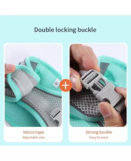 Dog Harness Leash Set for Small Dogs Adjustable Puppy Cat Harness Vest French Bulldog Chihuahua Pug