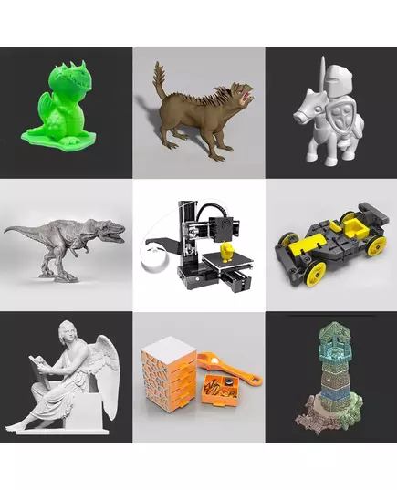 TISHRIC K9 3D Printer Easy Threed Self Developed Modeling 3D Printer Children 3D Printer For Easyware