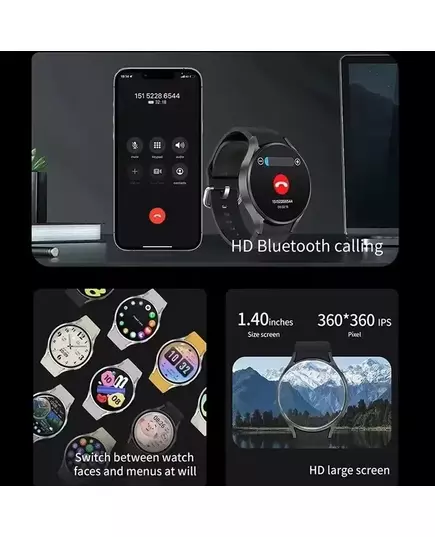 Classical Smart Watch for Women Bluetooth Call Bluetooth Men Smart Watches DIY Watch Faces Waterproof Bracelet
