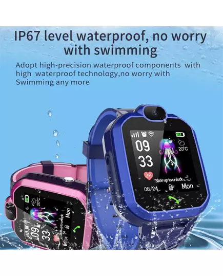 R7 Kids Smart Phone Watch With Two Way Call HD Touch Screen Camera Alarm Clock Kids