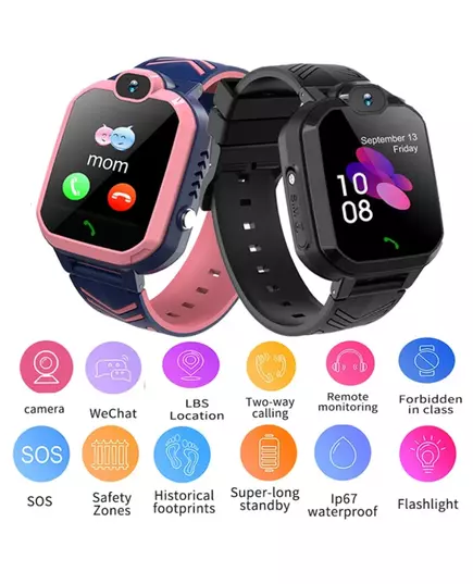 R7 Kids Smart Phone Watch With Two Way Call HD Touch Screen Camera Alarm Clock Kids