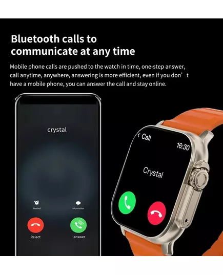T10 Ultra 2 Smart Watch Gen 2 NFC 49mm Men Women GPS Track Bluetooth Call BT