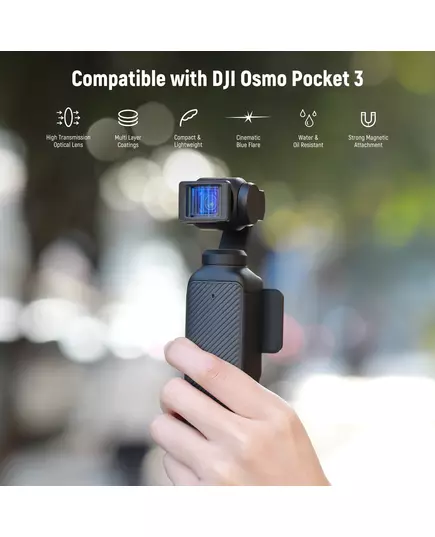 NEEWER Magnetic 1 2X Anamorphic Lens For DJI Osmo Pocket 3 Aspherical Camera Lens for Widescreen