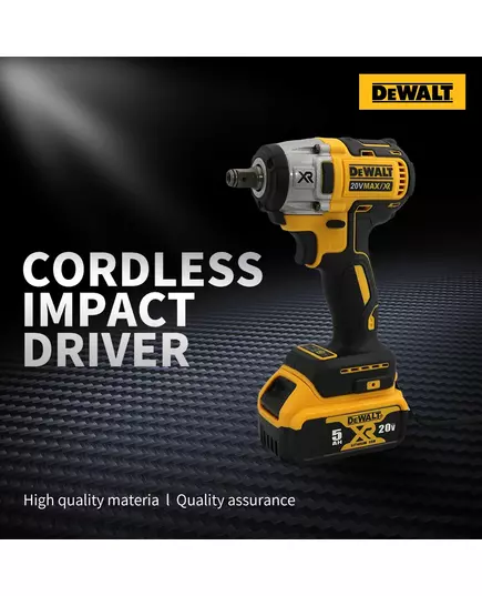 Dewalt DCF880 Brushless Impact Driver Rechargeable 20V Lithium Battery High Torque Electric Wrench Compact Strong Power