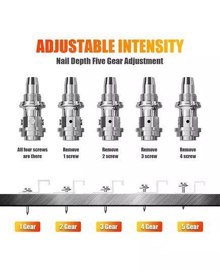 Handheld Nail Gun Powerful Concrete Manual Rivet Silence Gun Ceiling Wall Anchor Wire Slotting Device Roofing