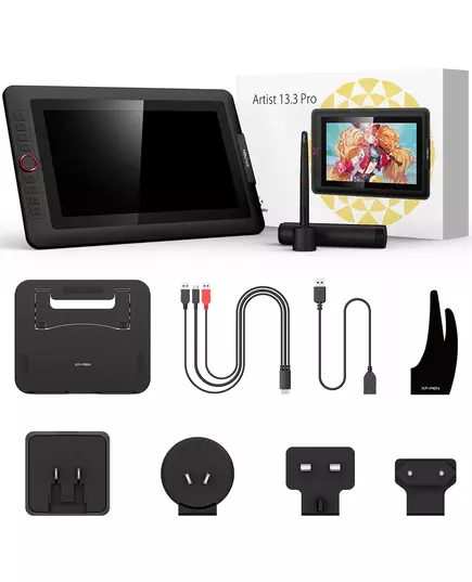 XPPen Artist 13 3 Pro Graphics Tablet Drawing Monitor 13 3 Pen Display Animation Art with