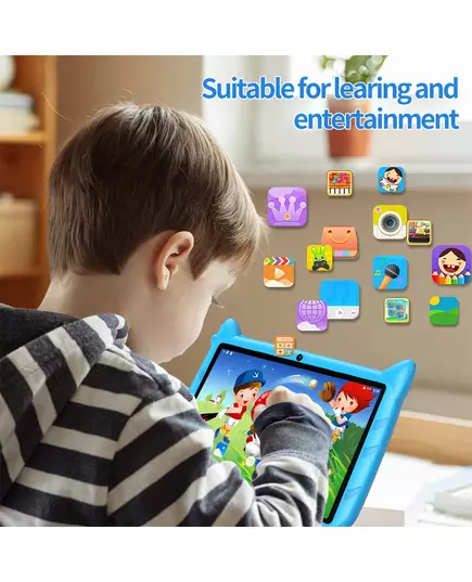 BDF 7 Inch Kid Tablet Android 13 4GB RAM 64GB ROM 1TB Expand 5G WiFi 4000MAH