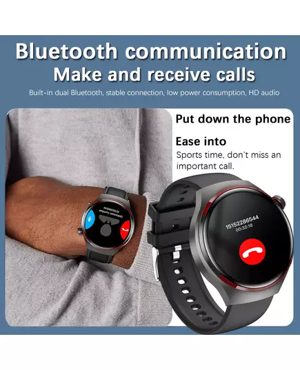 2024 For Huawei Watch 4 PRO Smart Watch Men GT4 Pro AMOLED HD Screen Bluetooth Call