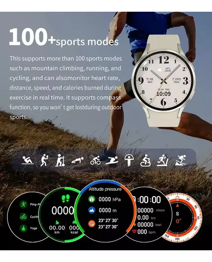 2024 New For Samsung Galaxy Watch 6 Classic Smart Watch Men Women Bluetooth Call HD AMOLED