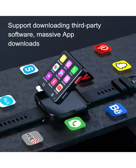 4G LTE Smartwatch 2 64 Big Screen with GPS Dual Camera 4G WIFI Network Access Smartwatch