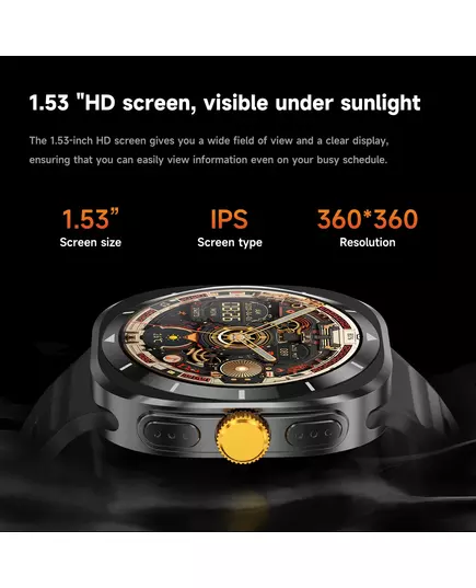 For Samsung Galaxy Watch 7 Ultra New GPS Track Smart Watch Men Amoled Always Display Blood
