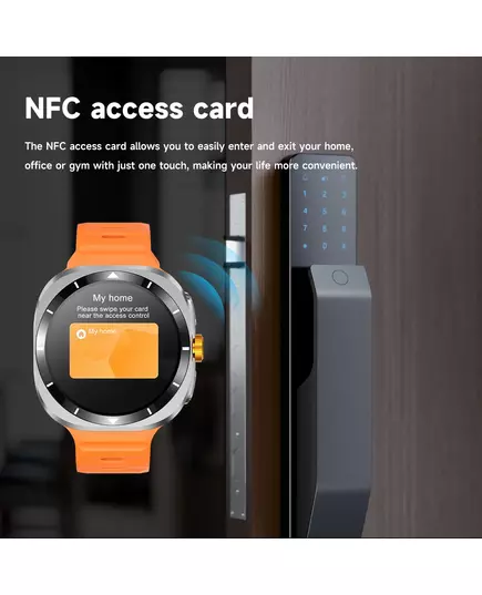 For Samsung Galaxy Watch 7 Ultra New GPS Track Smart Watch Men Amoled Always Display Blood