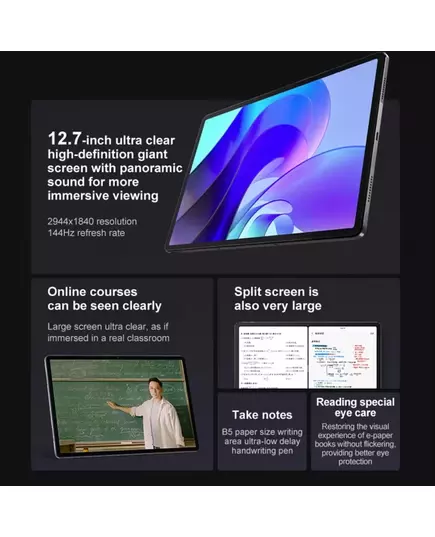 Lenovo XiaoxinPro 12 7 inch Snapdragon 870 Entertainment office learning game tablet Rheinland Global Eye Protection