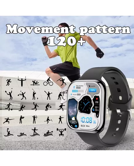 New Watch 9 Smart Watch Men Body Temperature BT Call Always on Display NFC GPS Sport