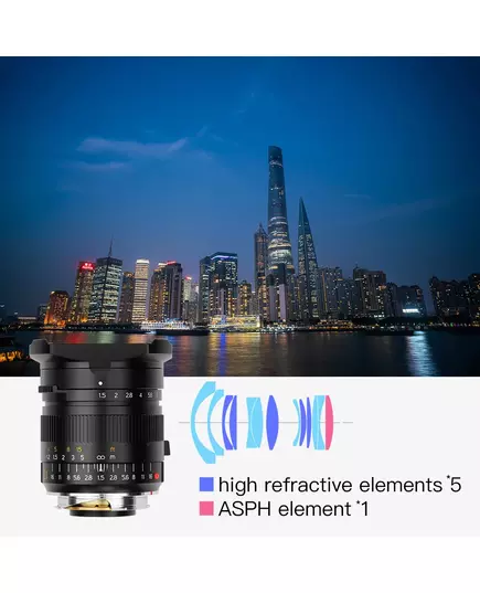 TTArtisan 21mm F1 5 Full Frame Camera Lens for Sony E Canon RF Nikon Z Sigma