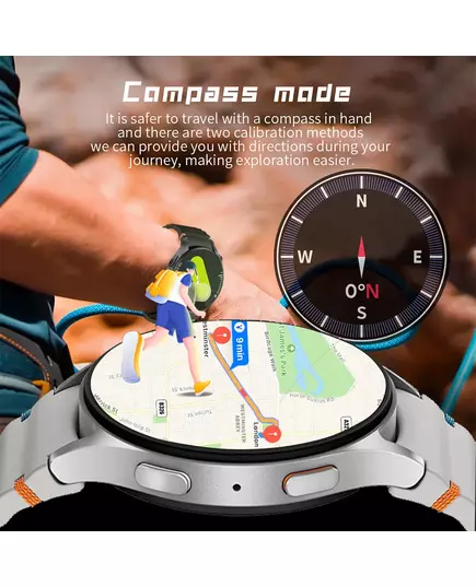 2024 New For Samsung Galaxy Watch 7 GPS track NFC Smart Watch Outdoor Sport Men AMOLED