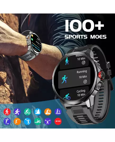 Kalobee SK50 Smart Watches for Men Answer Make Call 1 85 Big Screen Fitness Tracker Waterproof