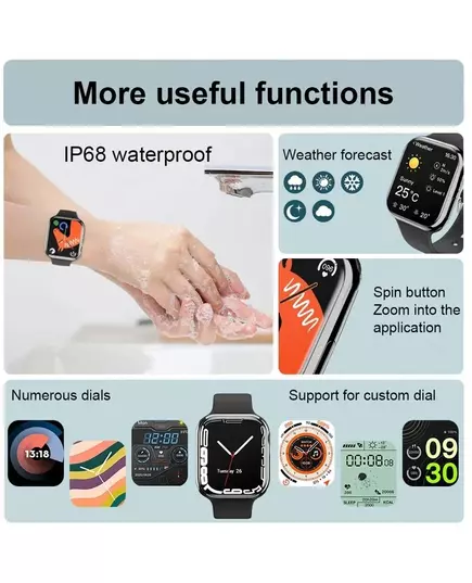New Smart Watch Women Men Watch 10 NFC Bluetooth call Waterproof GPS Tracking Personality dial Smartwatch