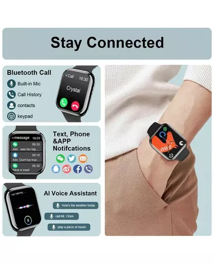 New Smart Watch Women Men Watch 10 NFC Bluetooth call Waterproof GPS Tracking Personality dial Smartwatch
