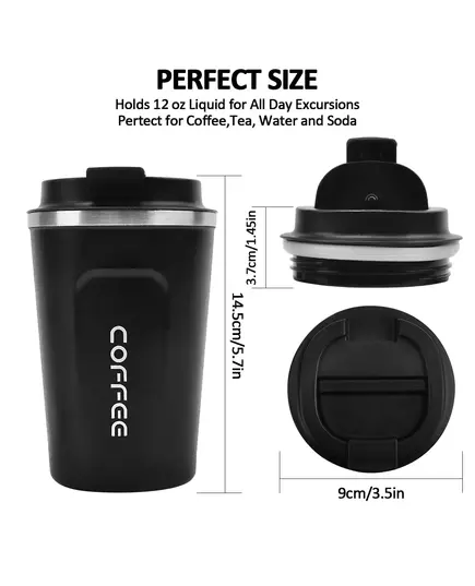 380 510ml Thermo Coffee Cup Mug Keep Warm Hot Cold For Juice Tea Water Ice Beverage