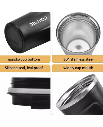 380 510ml Thermo Coffee Cup Mug Keep Warm Hot Cold For Juice Tea Water Ice Beverage