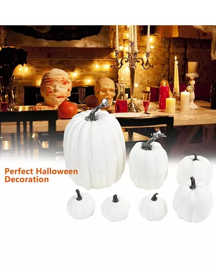7pcs Simulation Pumpkin Model Fake Vegetable Halloween DIY Craft Home Table Display Birthday Party Wedding Fall