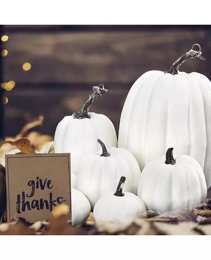 7pcs Simulation Pumpkin Model Fake Vegetable Halloween DIY Craft Home Table Display Birthday Party Wedding Fall