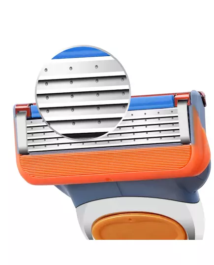 80 16pcs Stainless Steel Blade Sharp 5 Layer Safety Razor for Gillette Fusion Manual Razor Blades