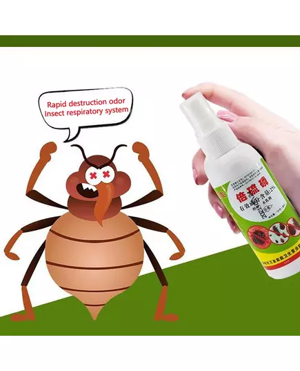 1PCS 120ml Bed Bug Medicine Insecticide Safe Effective Pet Expel Fleas Lice Treatments Spray Insect Repellent