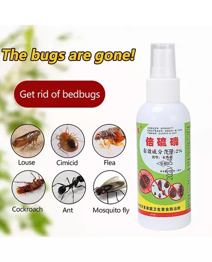 1PCS 120ml Bed Bug Medicine Insecticide Safe Effective Pet Expel Fleas Lice Treatments Spray Insect Repellent