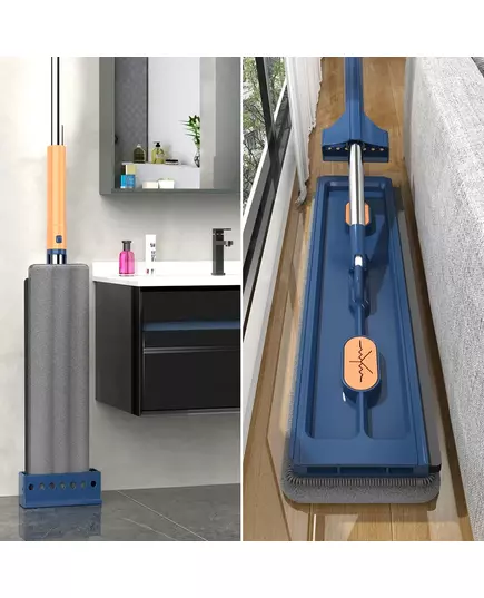 360 Rotating Flat Mop Self contained Slide Floor Mop Microfiber Lazy No Hand Washing Floor Floating