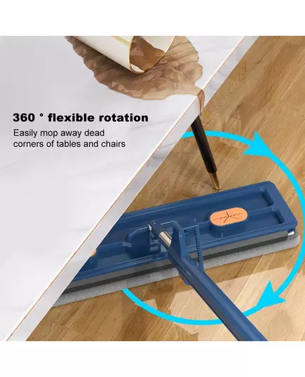 360 Rotating Flat Mop Self contained Slide Floor Mop Microfiber Lazy No Hand Washing Floor Floating