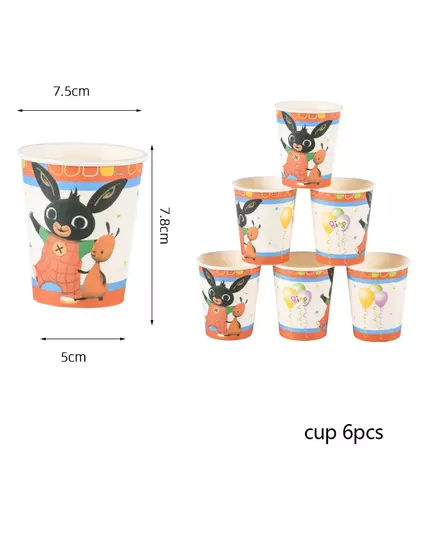 Bing Bunny Birthday Party Balloon Tableware Background Cloth Party Supplies Cute Style Cute Boys and Girls