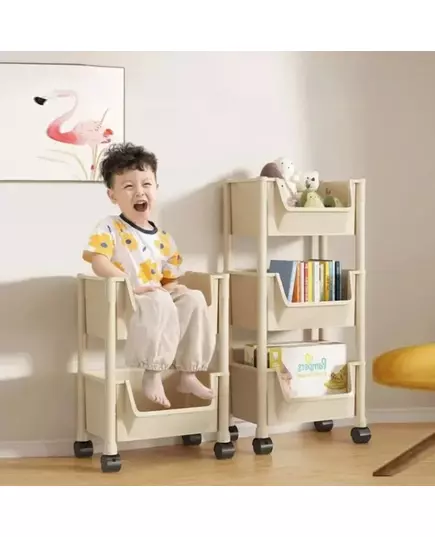 Trolley Bookshelf Kitchen Storage Rack Kitchen Corner Narrow Slit Storage Cabinet Bathroom Living Room Home Organizer