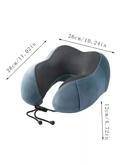 U Shaped Memory Foam Neck Pillows Soft Travel Pillow Massage Neck Pillow Sleeping Airplane Pillow Cervical