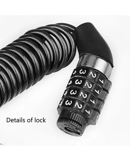 1 PC Universal Motorcycle Electric Cars Security Helmet Password Wire Lock Portable Anti theft Mtb Road