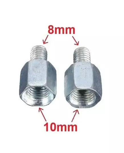 10mm To 8mm Mirror Adapter Accessories Clockwise Female To Male Motorcycle Scooter Threaded High Quality Durable