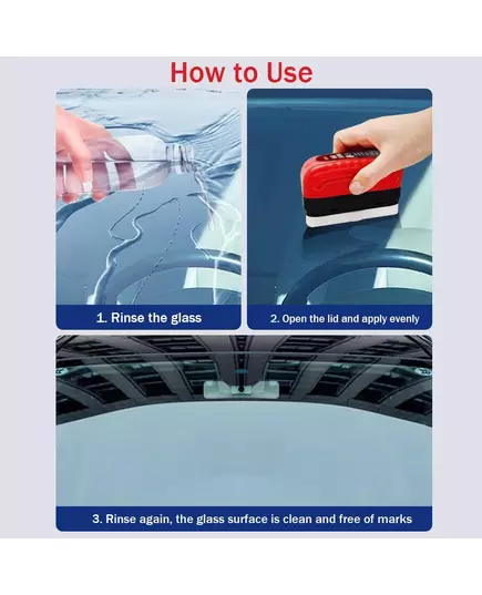 120ml Automotive Car Oil Film Cleaning Brush Car Glass Oil Film Cleaner Hydrophobic Windshield Oil Film