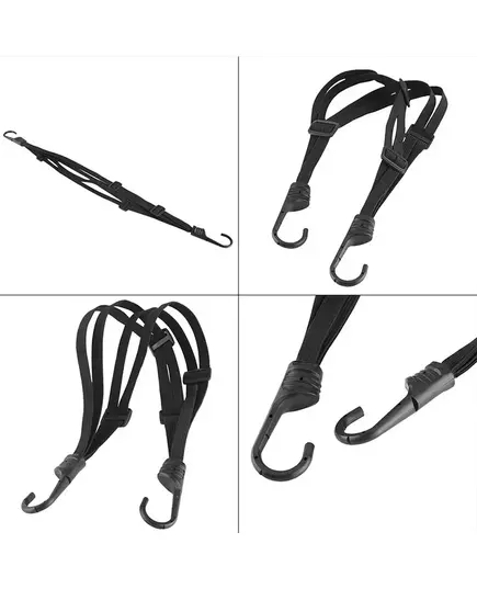 2Pcs 60CM Motorcycle Helmet Straps Luggage Retractable Elastic Rope Fixed Strap Moto Helmet Luggage Net Motorcycle