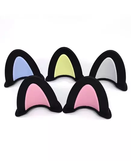 2pcs set Motorcycle Helmet Cat Ears Cute Electric Car Motocross Stickers Driving Styling Universal Helmet Decoration