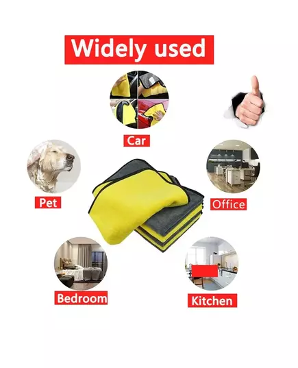 3 10 40Pcs Car Cleaning Towel Thickened Absorbent Car Wash Professional Car Cleaning Cloth Ultrafine Fiber