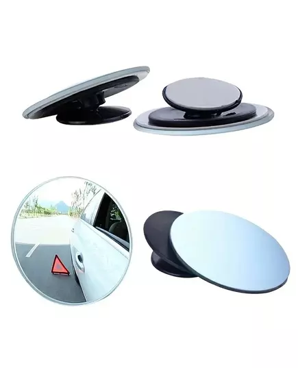 Adjustable Small Round Car Reverse Auxiliary Rearview Convex Mirror Car Blind Spot Rear View Mirror Wide