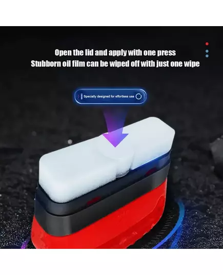 Car Glass Oil Film Remover Efficient Decontamination Film Coating Remover Clear Vision Car Windshield Window Cleaning