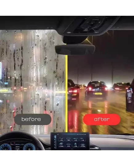 Car Glass Oil Film Remover Efficient Decontamination Film Coating Remover Clear Vision Car Windshield Window Cleaning