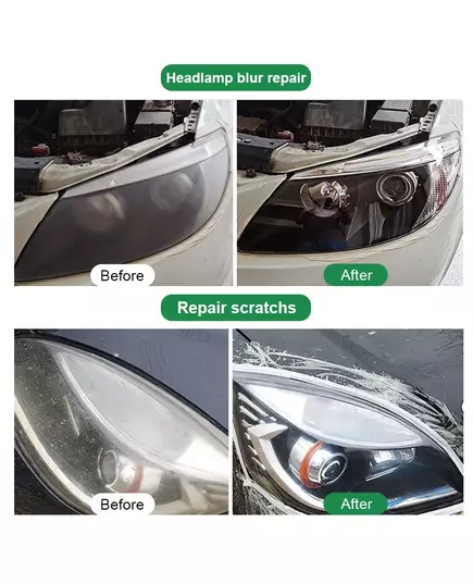 Car Headlight Restoration Polishing Kits Scratch Remover Repair Cleaning Paste Headlight Renewal Polish And Maintenance Liquid